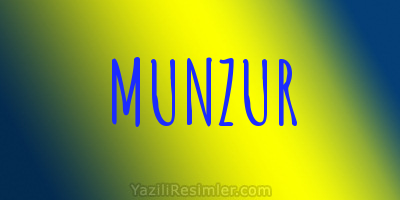 MUNZUR