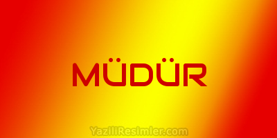 MÜDÜR