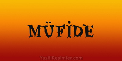 MÜFİDE