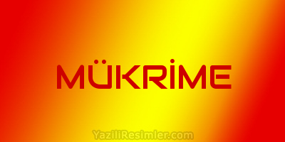 MÜKRİME