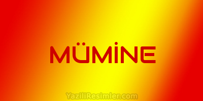 MÜMİNE