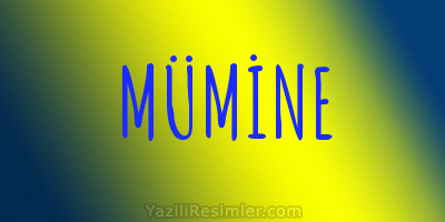 MÜMİNE