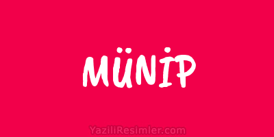 MÜNİP