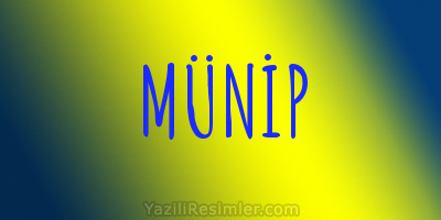 MÜNİP