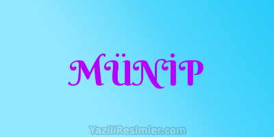 MÜNİP