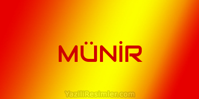 MÜNİR