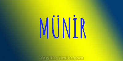 MÜNİR