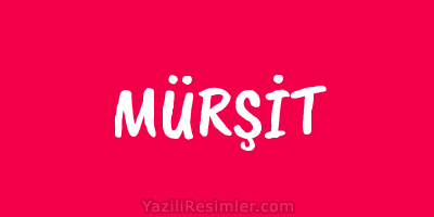 MÜRŞİT