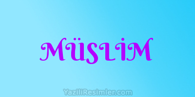 MÜSLİM