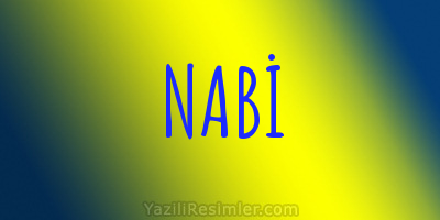 NABİ