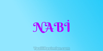 NABİ