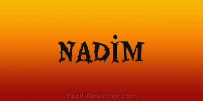 NADİM