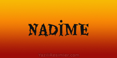 NADİME