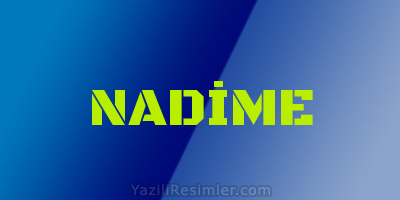 NADİME