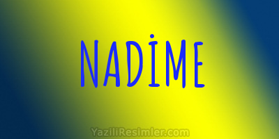 NADİME