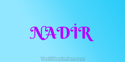 NADİR