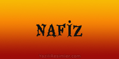 NAFİZ