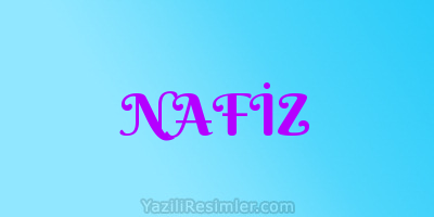 NAFİZ