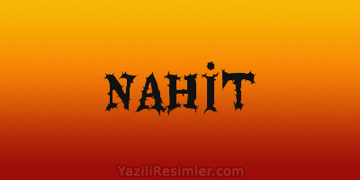 NAHİT