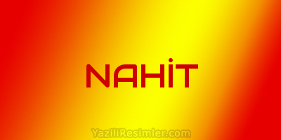 NAHİT