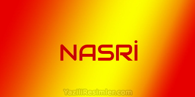 NASRİ