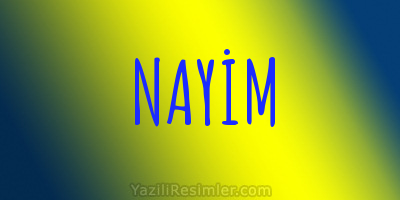 NAYİM