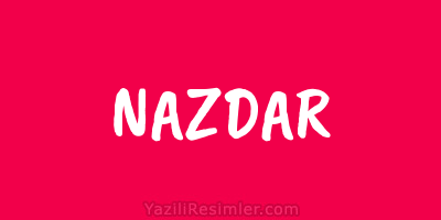 NAZDAR