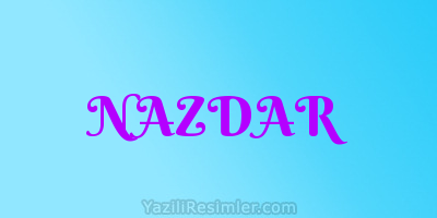 NAZDAR