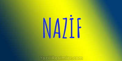 NAZİF