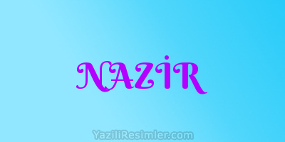 NAZİR