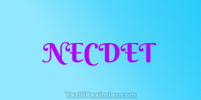 NECDET