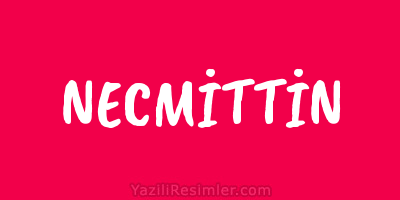 NECMİTTİN