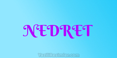 NEDRET