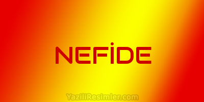 NEFİDE