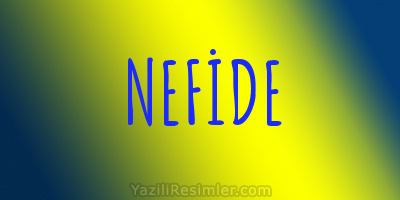 NEFİDE