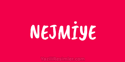 NEJMİYE