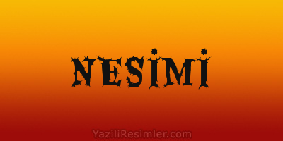 NESİMİ