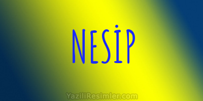 NESİP