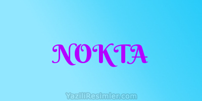 NOKTA