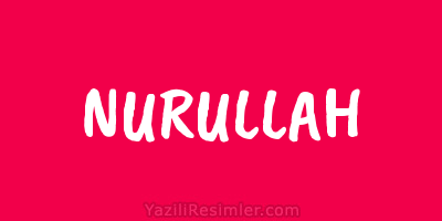 NURULLAH
