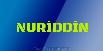 NURİDDİN