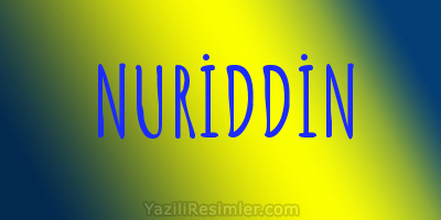 NURİDDİN