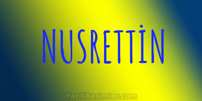 NUSRETTİN