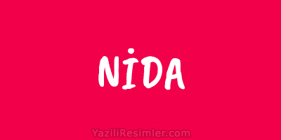 NİDA