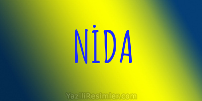 NİDA