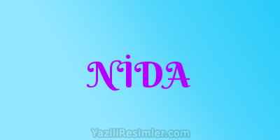 NİDA