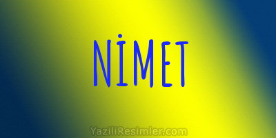 NİMET