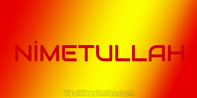 NİMETULLAH