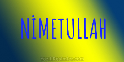 NİMETULLAH