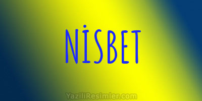 NİSBET